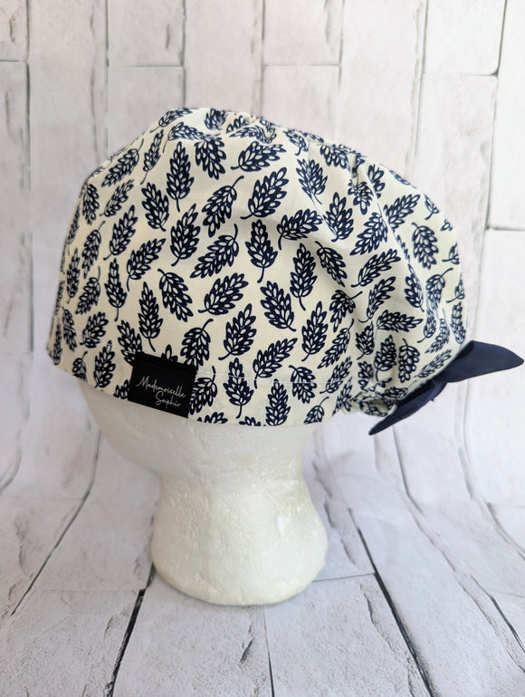 Chapeau Chirurgical Feuillage Marine