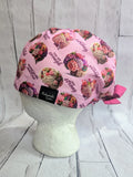 Chapeau Chirurgical Cerveaux Roses