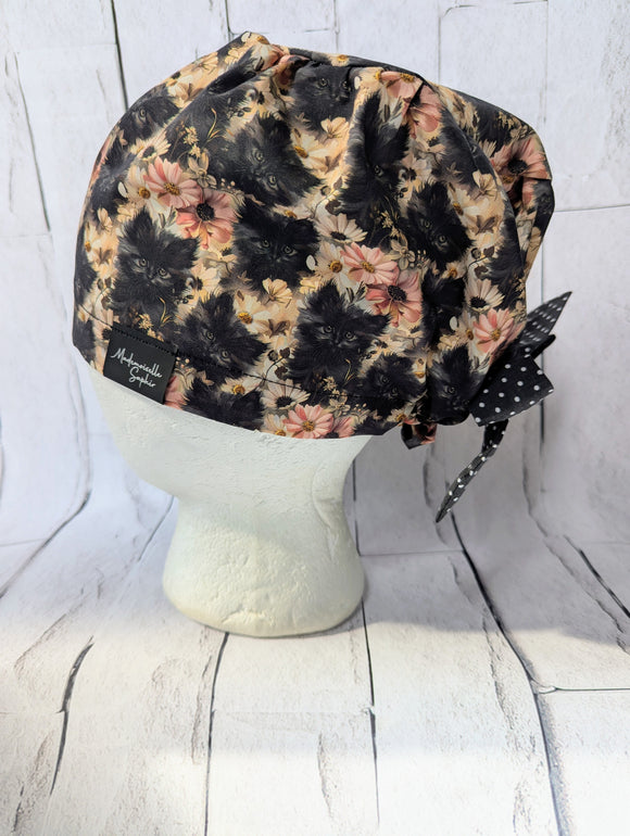 Chapeau Chirurgical Chats Noirs