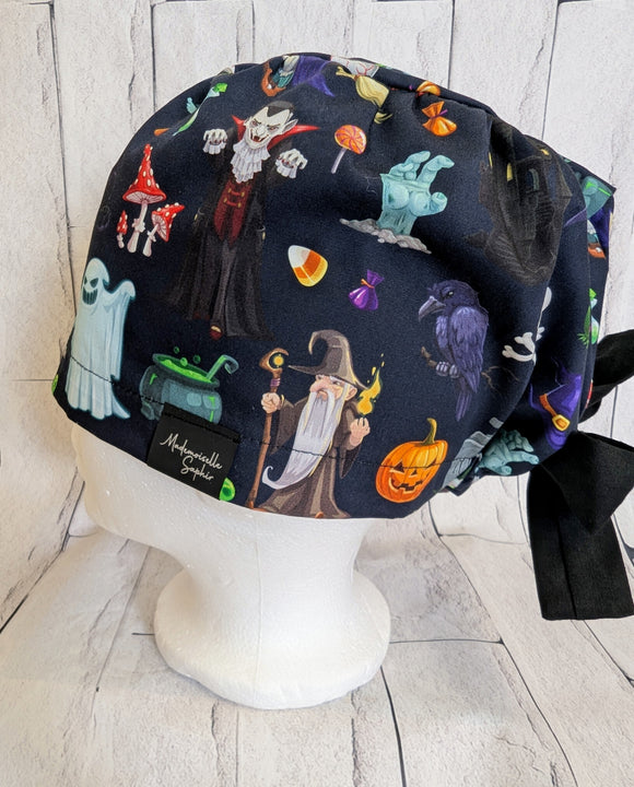 *Halloween* Chapeau Chirurgical Mix 1 (Fantôme/Sorcier/Dracula)