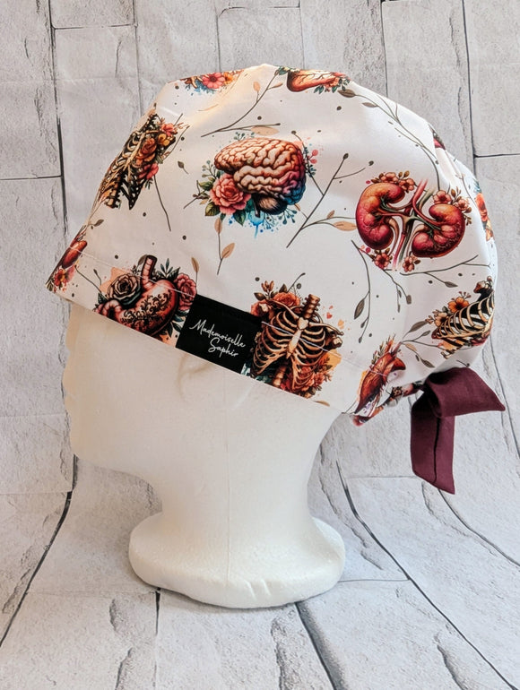 Chapeau Chirurgical Organes Blancs