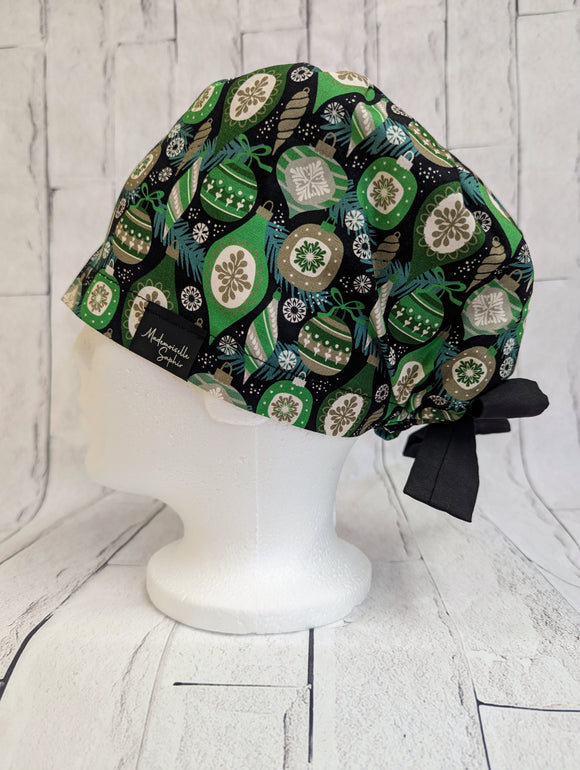 * Noël * Chapeau Chirurgical Décos D'antan Vertes