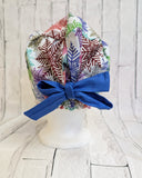 * Noël * Chapeau Chirurgical Flocons Multi