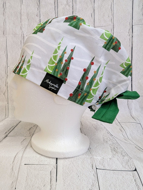 * Noël * Chapeau Chirurgical Trio de Sapins