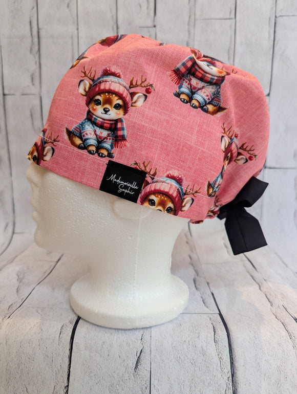 * Noël * Chapeau Chirurgical Chevreuils