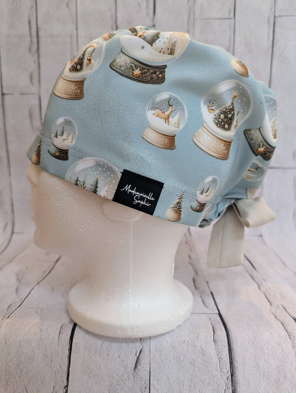 * Noël * Chapeau Chirurgical Boule à Neige