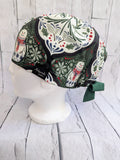 * Noël * Chapeau Chirurgical Bonhomme Vert