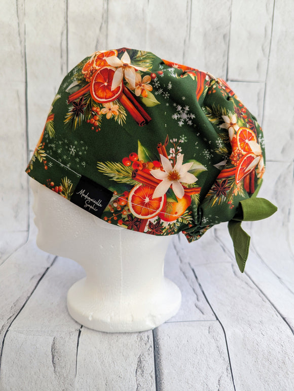 * Noël * Chapeau Chirurgical Orange Cannelle