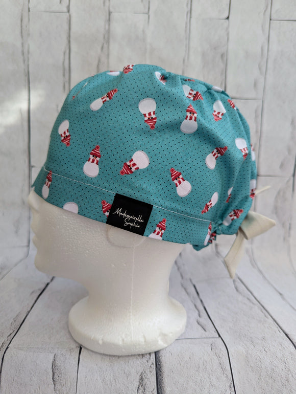 * Noël * Chapeau Chirurgical Neige