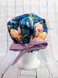 Chapeau Chirurgical Papillons Mauves