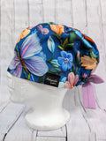 Chapeau Chirurgical Papillons Mauves
