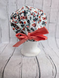 *Halloween* Chapeau Chirurgical Fleurs Macabres