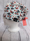 *Halloween* Chapeau Chirurgical Fleurs Macabres