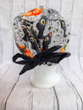 *Halloween* Chapeau Chirurgical Chats Noirs