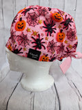 *Halloween* Chapeau Chirurgical Arachnides Roses
