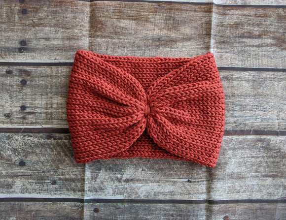 Bandeau au tricot Tangerine
