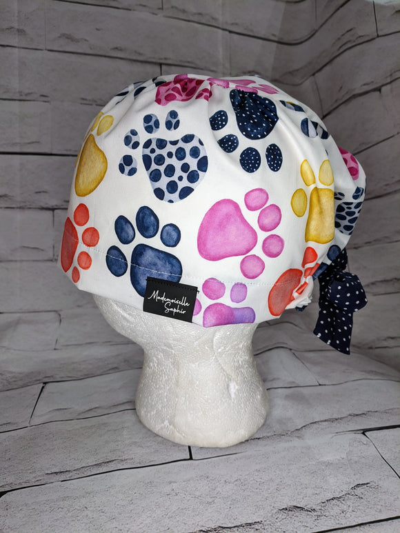 Chapeau Chirurgical Pattes de chiens